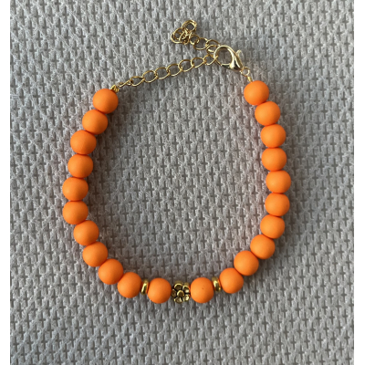 Armband oranje - dames