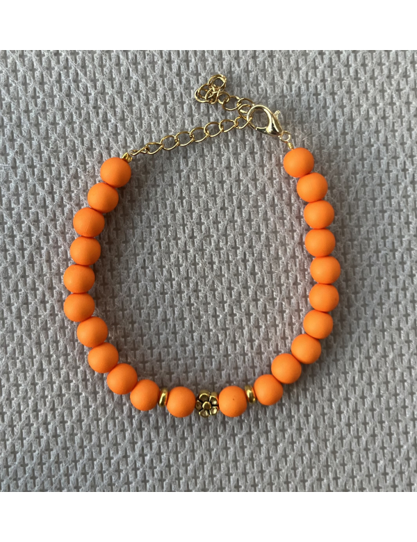 Armband oranje - dames