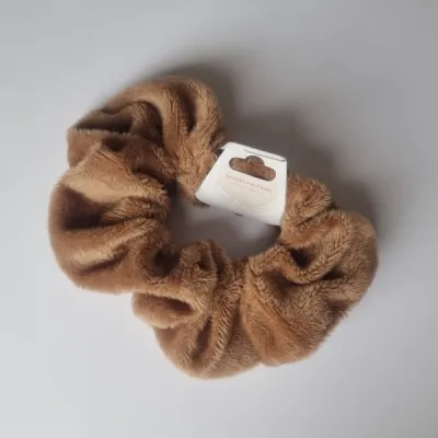 Scrunchie Teddy Brown