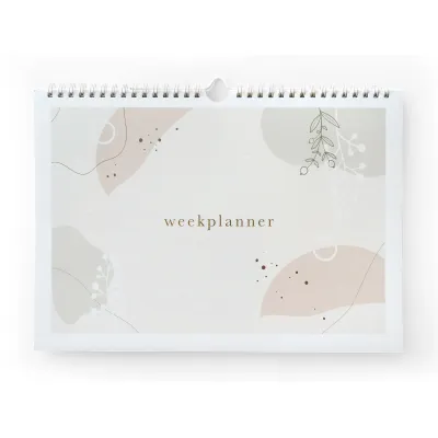 Weekplanner inclusief stickervel - Eclipse - Geen voorgedrukte data