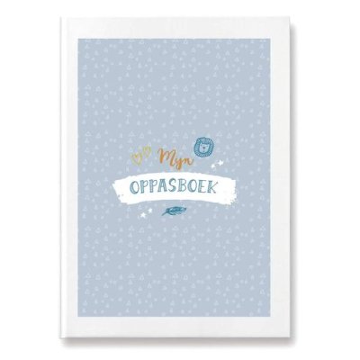 Mijn oppasboek - blauw