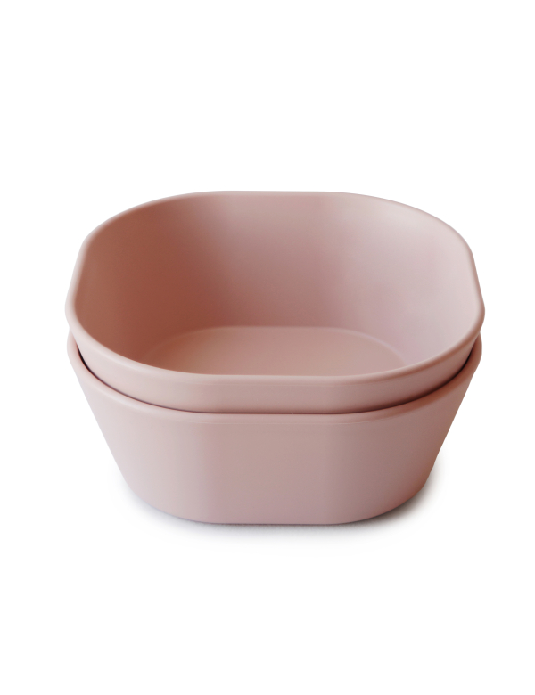 Vierkante kom Blush (2stuks)