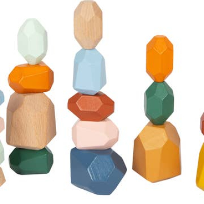 Houten stapelstenen Safari