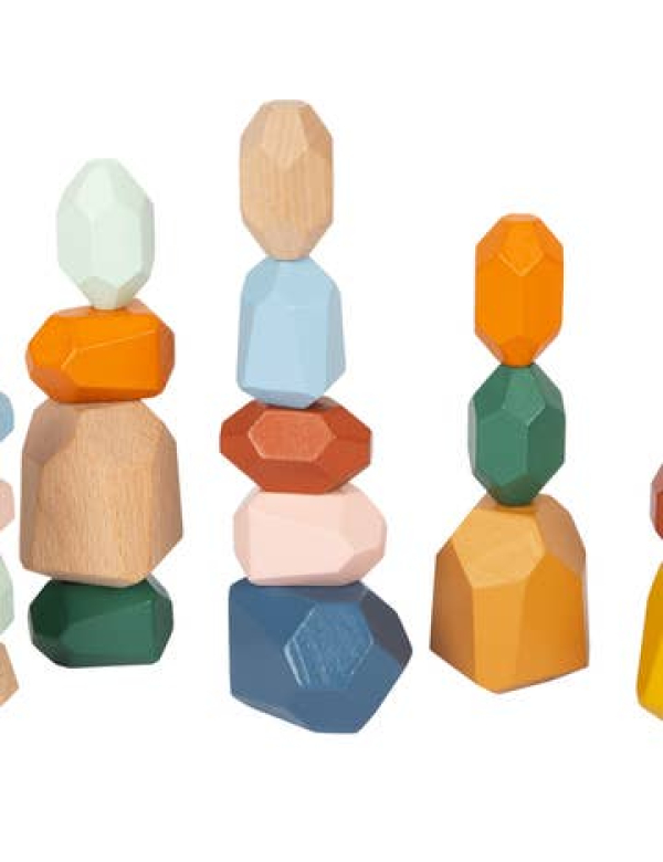 Houten stapelstenen Safari