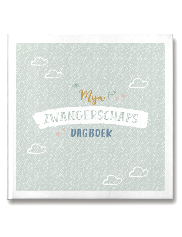 Mijn zwangerschapsdagboek - mint - Universe collectie Mijn zwangerschapsdagboek - mint - Universe collectie