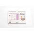 Weekplanner incl. stickervel - Universe - Lila