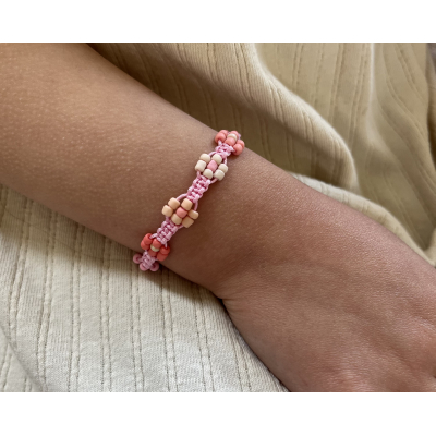 Armband Lente roos
