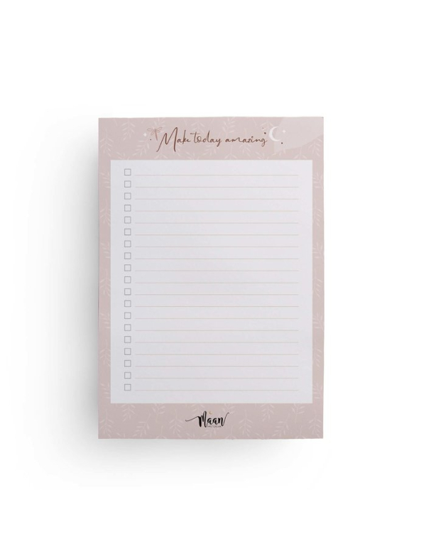 Notitieblok A5 - to do lijst - Eclipse nude - 50 vel Notitieblok A5 - to do lijst - Eclipse nude - 50 vel