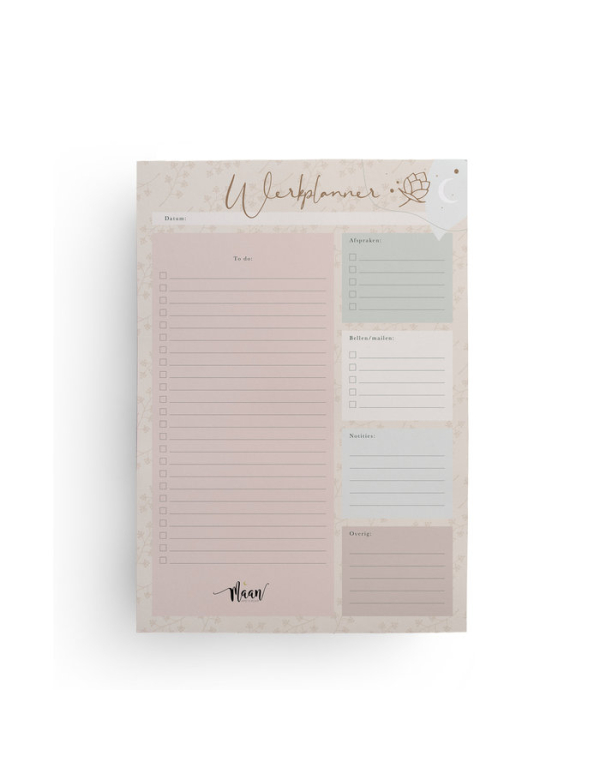 Werkplanner - A4 - Eclipse Werkplanner - A4 - Eclipse
